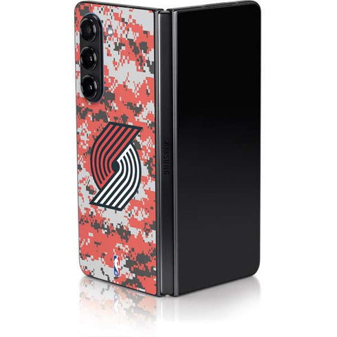 NBA Portland Trail Blazers Digi Camo Galaxy Z Fold5 5G Skin